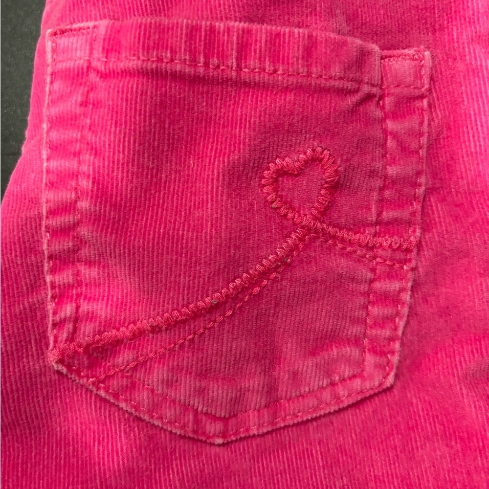 PLACE Hot Pink Skinny Corduroy Adjustable Fit Size 6 - Picture 13 of 13